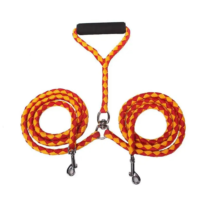 SnoopDoggyDog's Two-Way Braided Nylon Dual Dog Leash